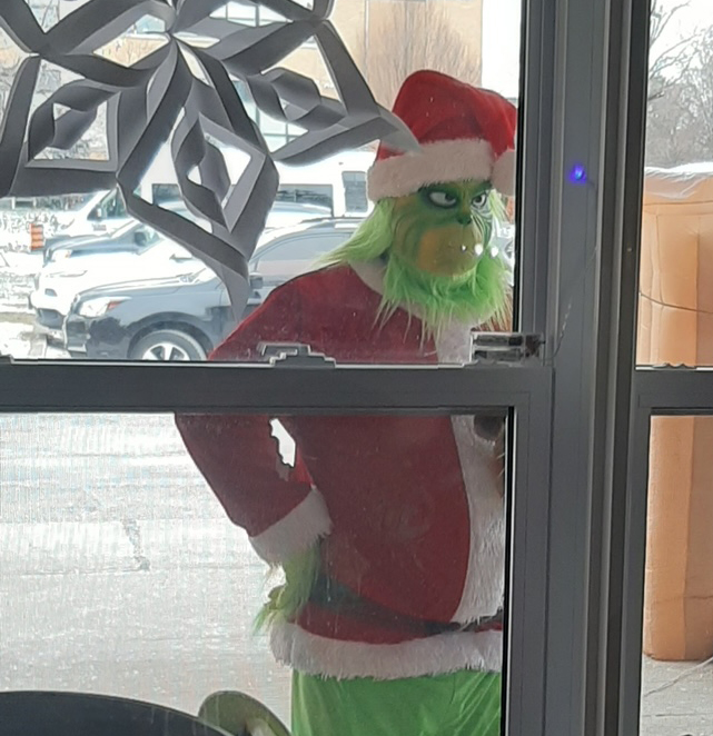 The Grinch Comes to Kingsway Campus
