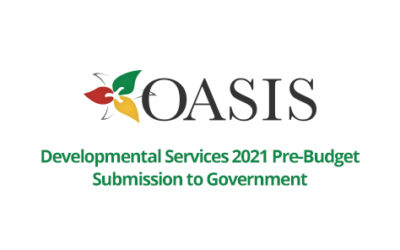 Developmental Services 2021 Pre-Budget Submission to Government