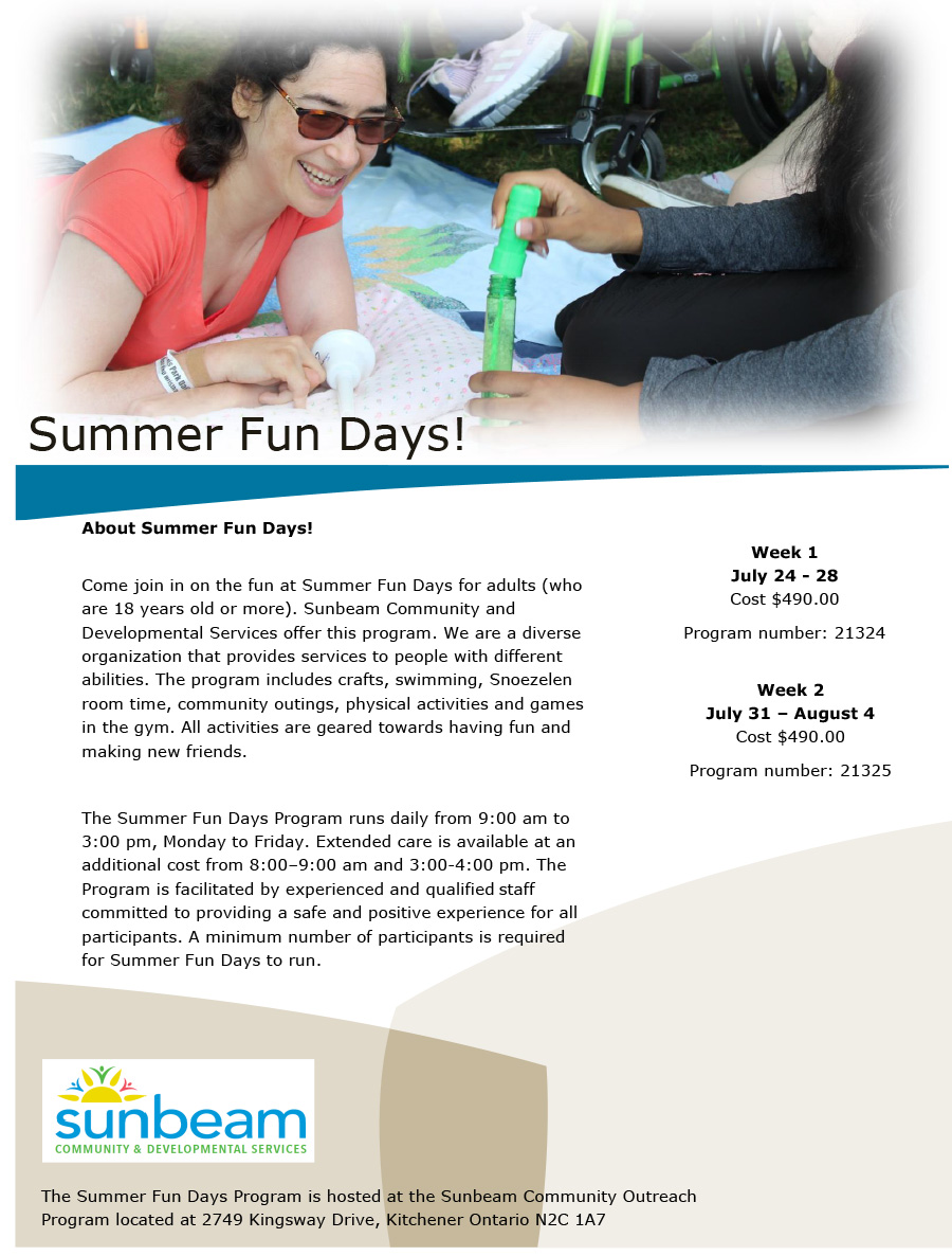 Summer Fun Days 2023 - Page 1