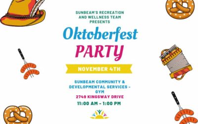 Sunbeam’s Recreation and Wellness Team presents Oktoberfest Party