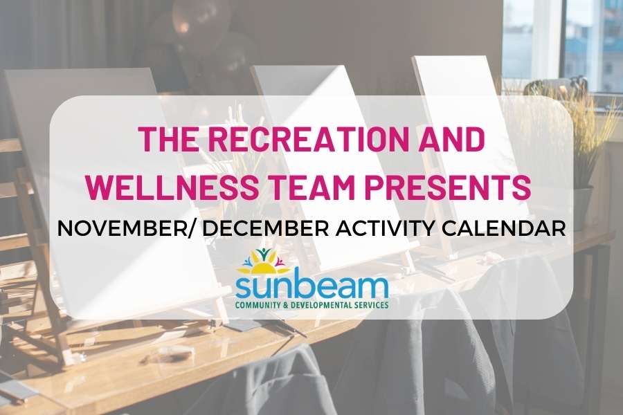 November/ December recreation and wellness activity calendar