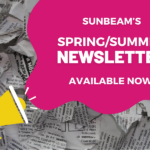 White Sunbeam logo Spring/Summer Newsletter available now!