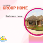 Featured Group Home: Birchmount House Image of Birtchmount House in a circle Sunbeam Logo