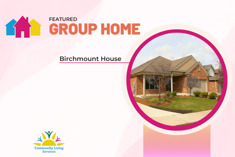 Featured Group Home: Birchmount House Image of Birtchmount House in a circle Sunbeam Logo