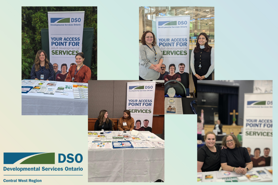 Photos from the Developmental Services Ontario (DSO) events