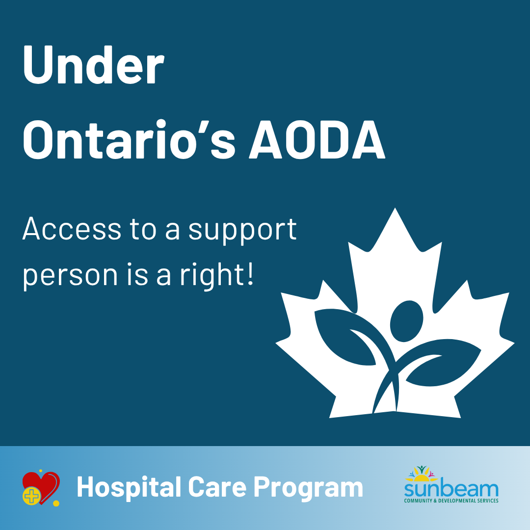AODA means having Access to a Support Person - image