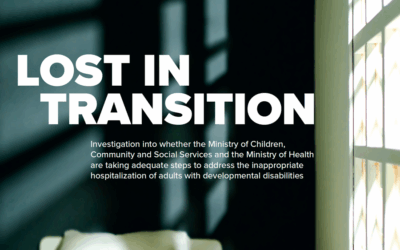Ontario Ombudsman Report:  Lost in Transition