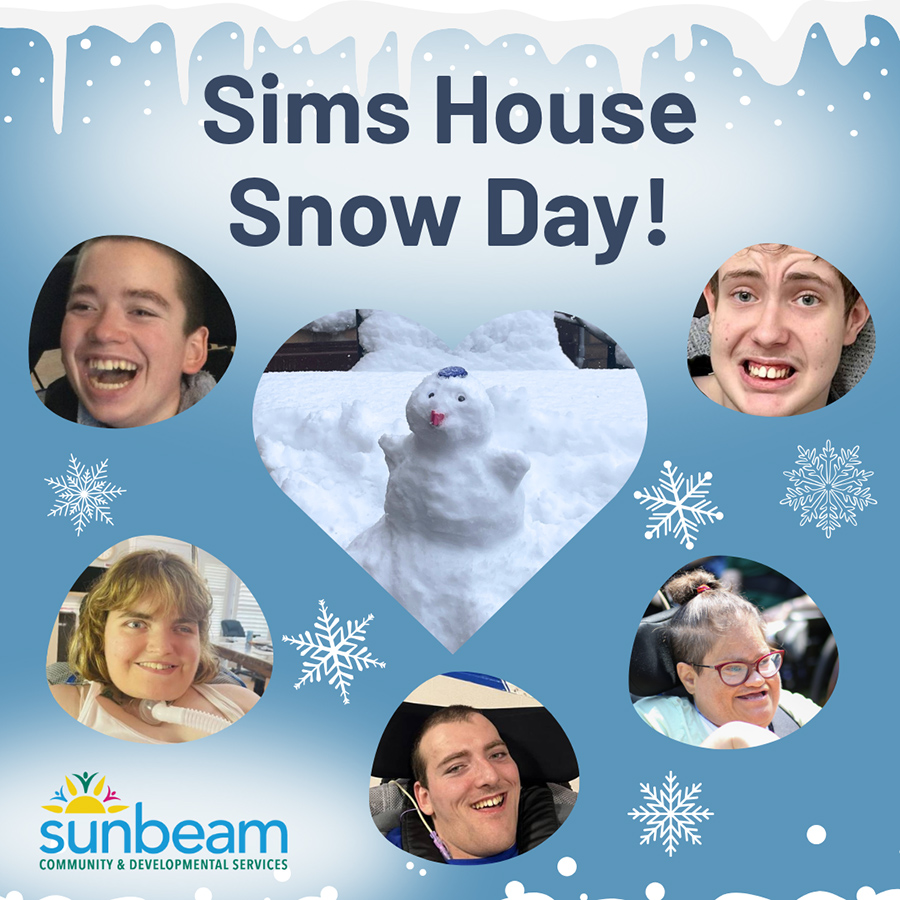 Sims House Snow Day