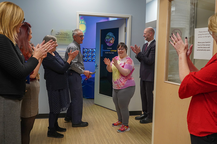 Ribbon Cutting – The Vos Family Multi-Sensory Space