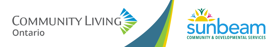 Community Living Ontario and Sunbeam Logos