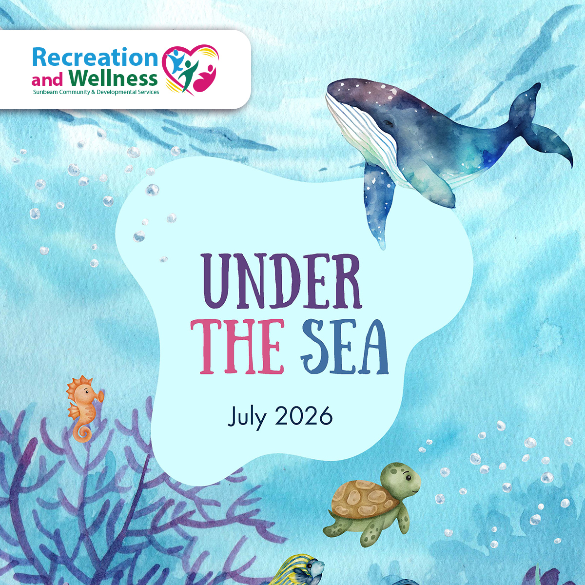 July Recreation and Wellness Calendar image