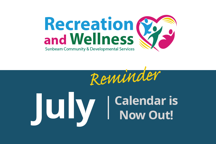 Reminder: July Recreation Calendar is Now Out