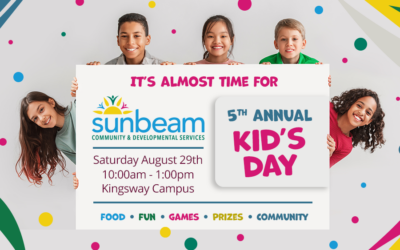 Sunbeam’s 5th Annual Kid’s Day – August 29th